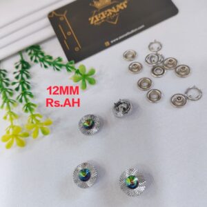 12mm diamond snap button