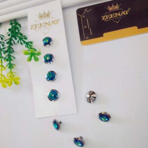 Kaaj button Swarovski rivoli 10mm