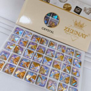 3009 12mm Crystal button