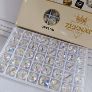 3019 12mm Crystal button
