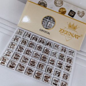 3017 12mm Crystal button